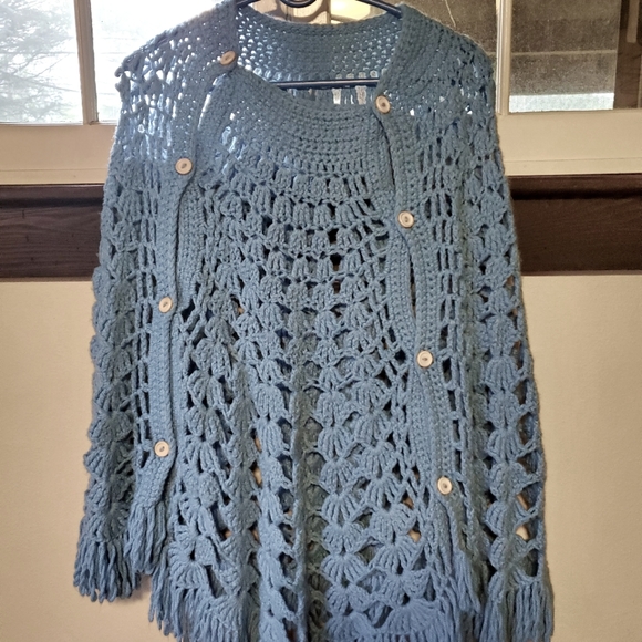 Unbranded Jackets & Blazers - Vintage 70s poncho